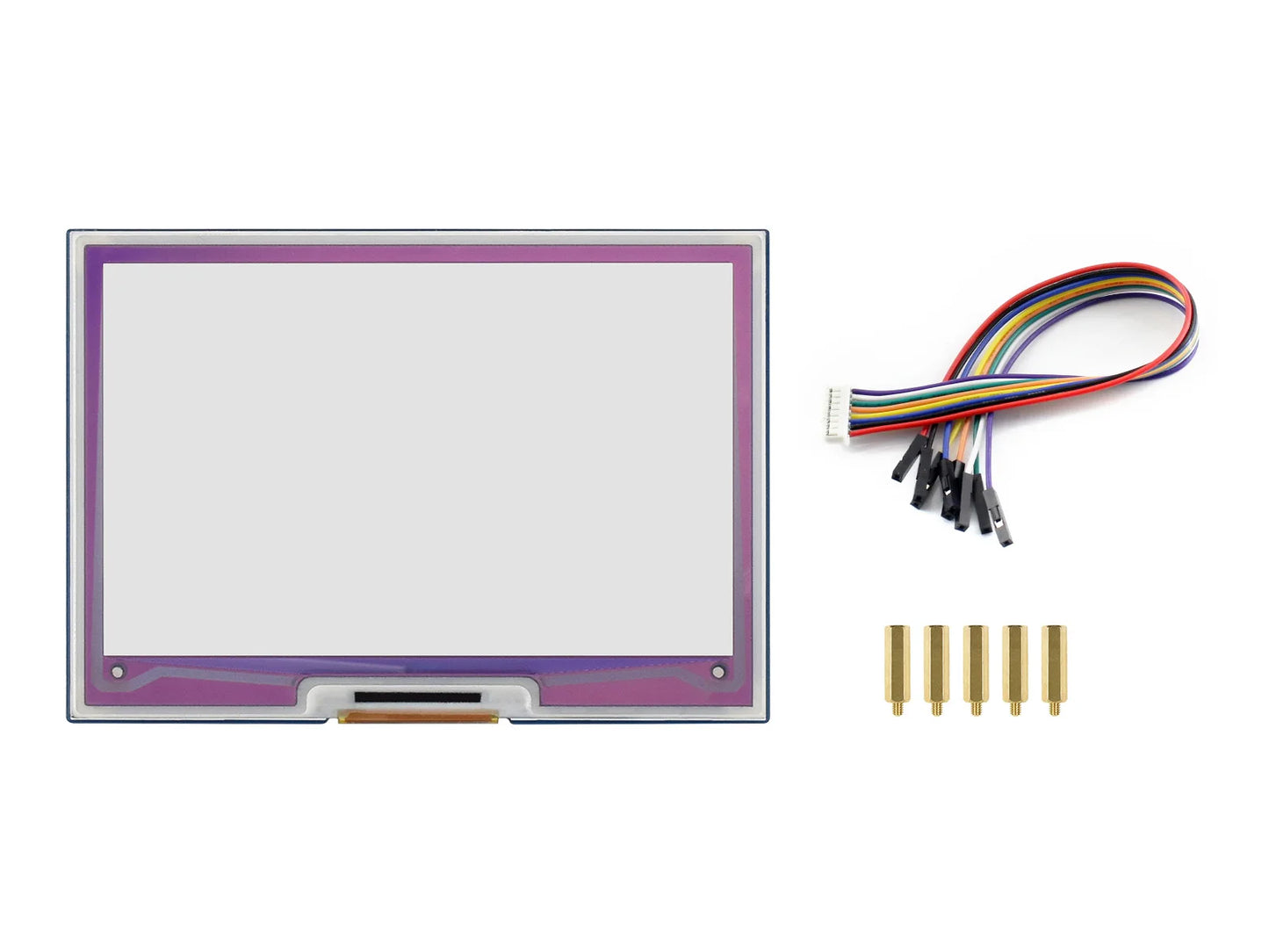 Custom 4.01Inch Kleurrijke E-Papier E-Ink Display Hoed Voor Raspberry Pi 640x400 Pixels Acep 7-Kleur Spi-interface Custom PCB android Manufacturer