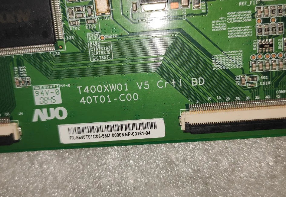 Custom Pcba LCD Board  T400XW01 V5 Ctrl BD 40T01-C00 Logic board  for le40a466 le40a457 fx-5540t01c05 Manufacturer