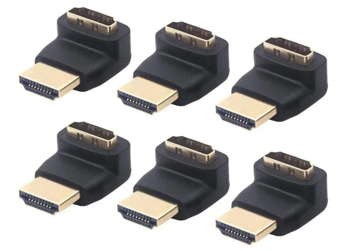 Custom HD adapter 90 degree 270 degree right Angle side bend male to female elbow conversion TV turning head Manufacturer