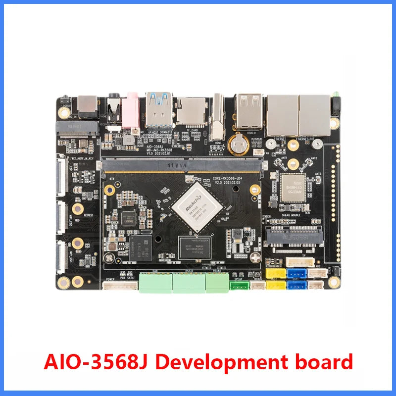 Custom Rockchip RK3568 Coreboard Core-3568J Industry Board 4GB+32GB Quad-Core High-Performance AI WiFi 6 SBC for IOT Smart NVR Manufacturer