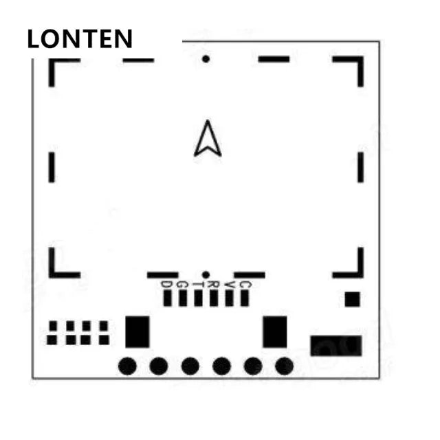 Custom BN-880 Flight Control GPS Module fr4 board pcb clone, reverse engineering pcb maker circuit manufacturer pcba Manufacturer