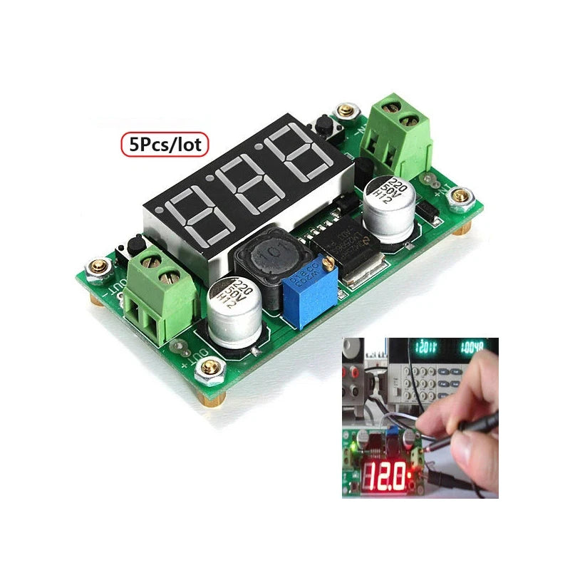 Custom Custom 4V-40V DC-DC Step Down LM2596 Voltage Regulator Converter Module PCBA Manufacturer