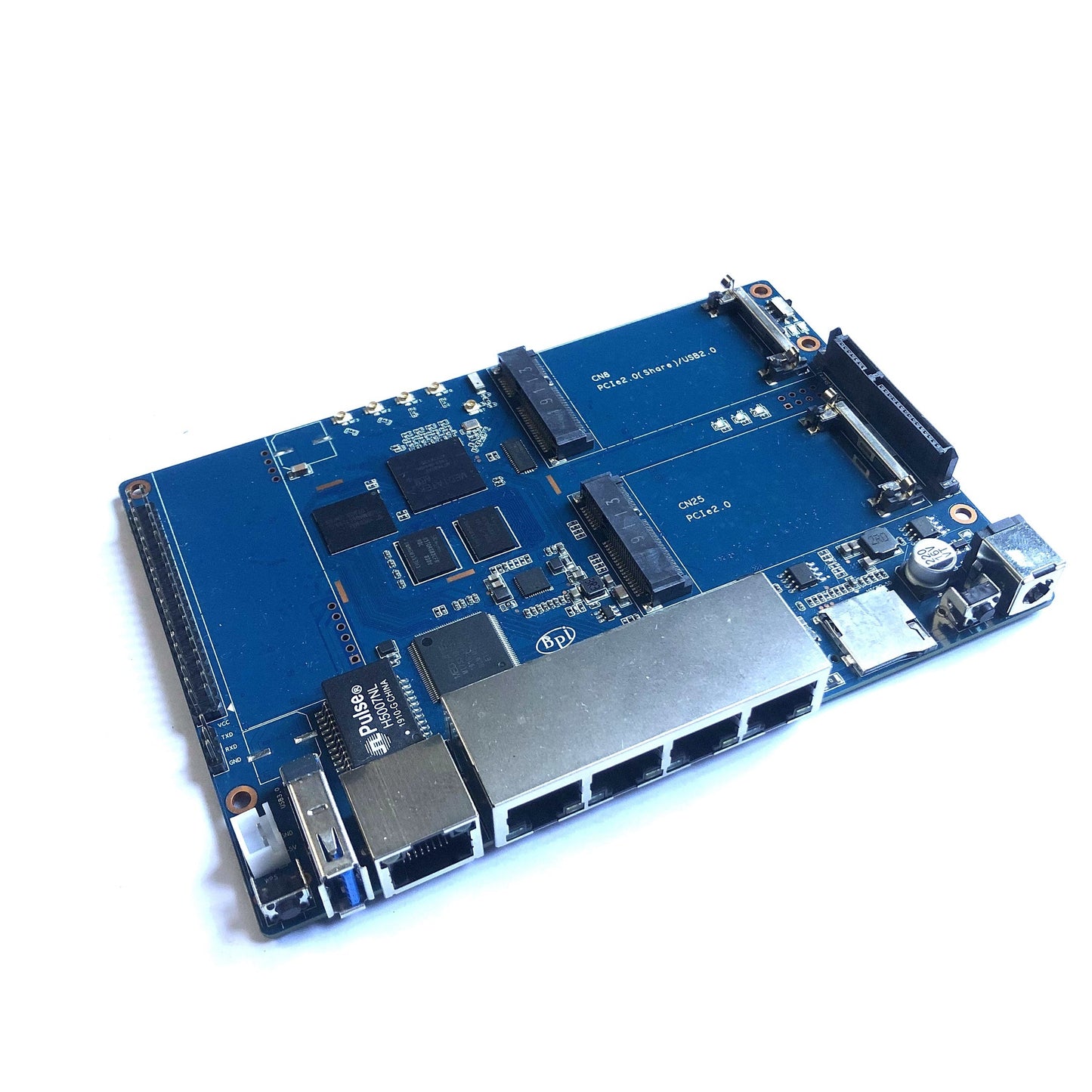 Newest arrive Banana PI BPI R64 MT 7622 Opensource RouterCustom PCB programming pcba relay sim board customize