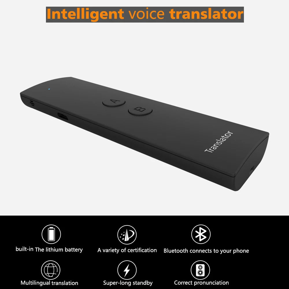 Custom T6 Intelligent Translator Smart Voice Speech Translators Two-Way Real Time 28 Multi-Language Translation For Learning Travelling Manufacturer