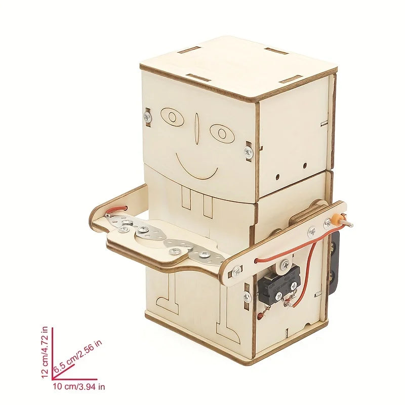 Custom 6+ Year Olds Can Coin-Swallowing Robot with this Educational Science Puzzle Set Physics Experiment Manufacturer