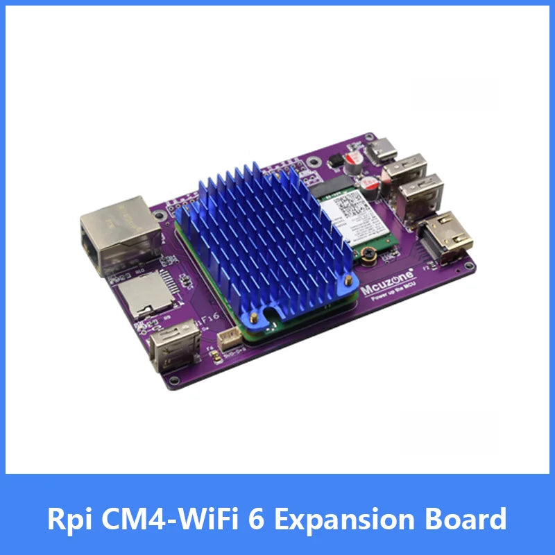 Custom CM4 based wifi6 WiFi 6E expansion board,Raspberry Pi Compute Module 4, Intel AX200 AX210 PCIe M.2 A Key Manufacturer