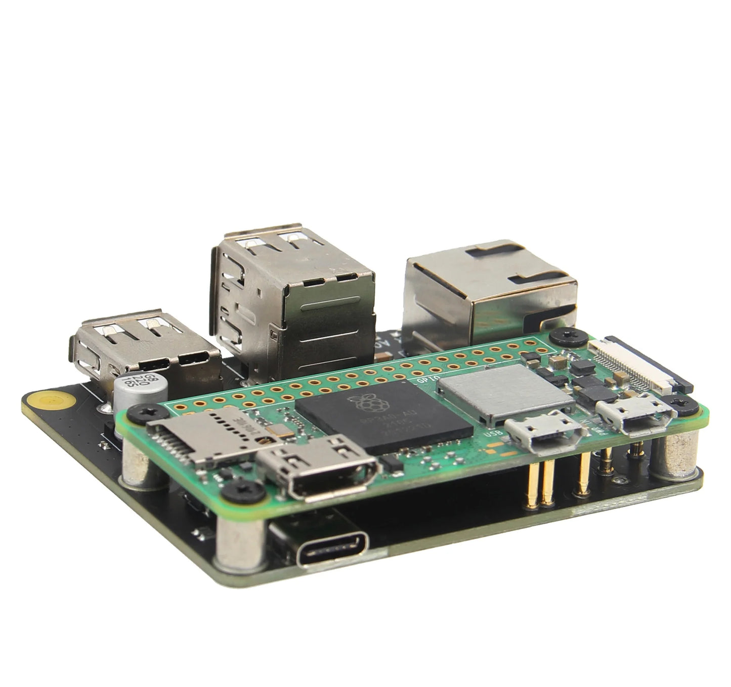 Custom X303 Gigabit Ethernet Uitbreidingskaart &amp; Usb Hub Compatible Met Raspberry Pi Nul 2 W / Zero W Manufacturer