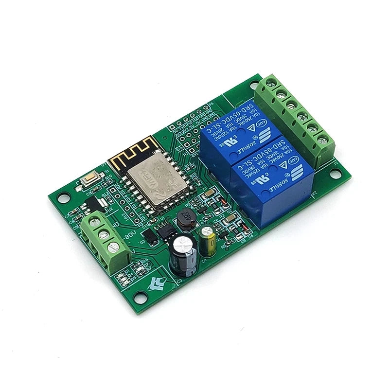 Custom 5V/8-80V ESP8266 WIFI dual relay module ESP-12F development board Manufacturer