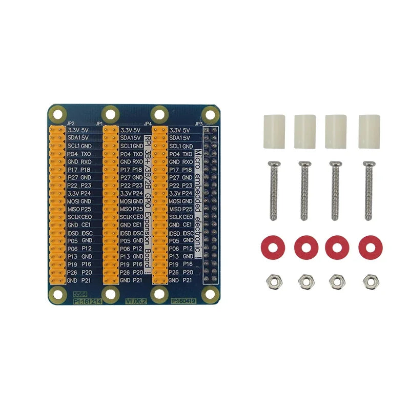 Raspberry Pi GPIO Extension Board 1 To 3, 40 Pin GPIO Module for Raspberry Pi 5, 4B, 3B+/3B, Zero 2 W Banana Pi