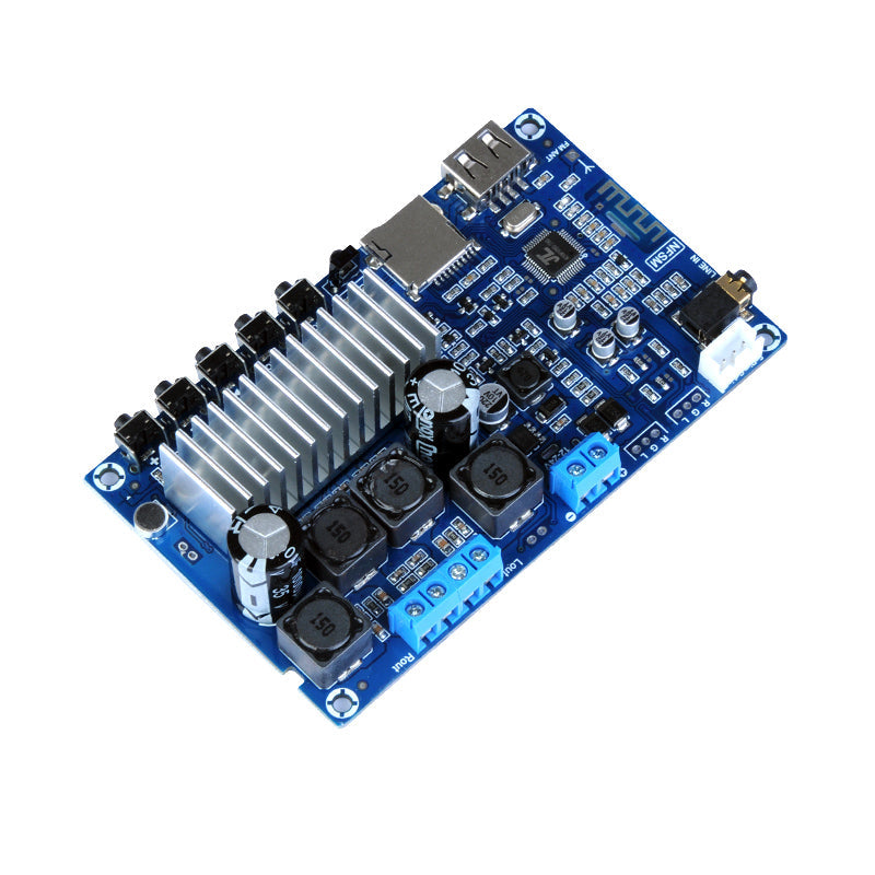 2*50W TPA3116 Digital Power Audio Amplifier Board  Stereo TPA3116D2 FM USB Decoding Remote Class D Amplifiers pcb assembly Customize