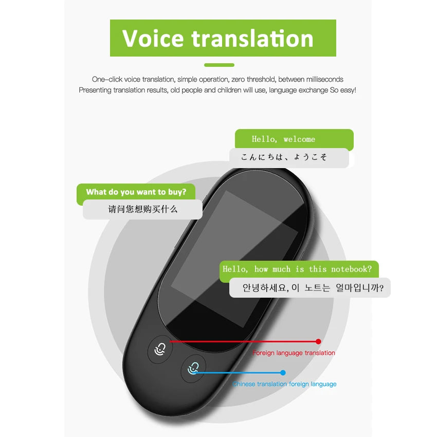 Custom Lonten smart home Support Offline Portable Multi-language Translation smart translator Manufacturer
