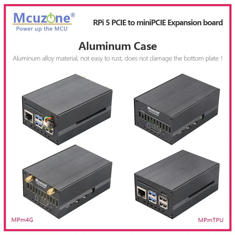 MPmTPU&4G Raspberry Pi 5 PCIE To MiniPCIE Expansion Board Custom