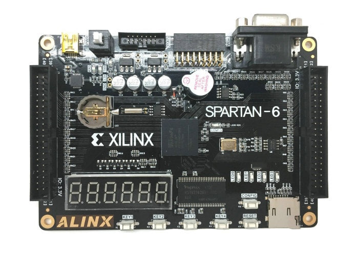 Alinx XILINX FPGA Black Gold Development Board Learning Board SPARTAN6 XC6SLX9 AX309 Custom PCB electrofusion pcba