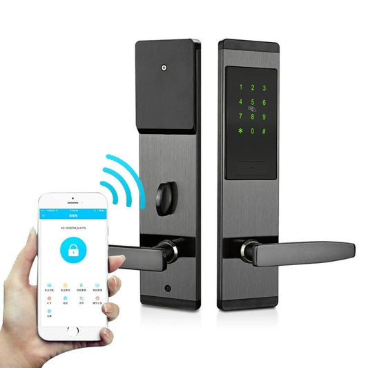 Custom Home Electronic Electric Tuya APP Wifi Smart Lock,Digital Biometric Fingerprint Door Lock Manufacturer