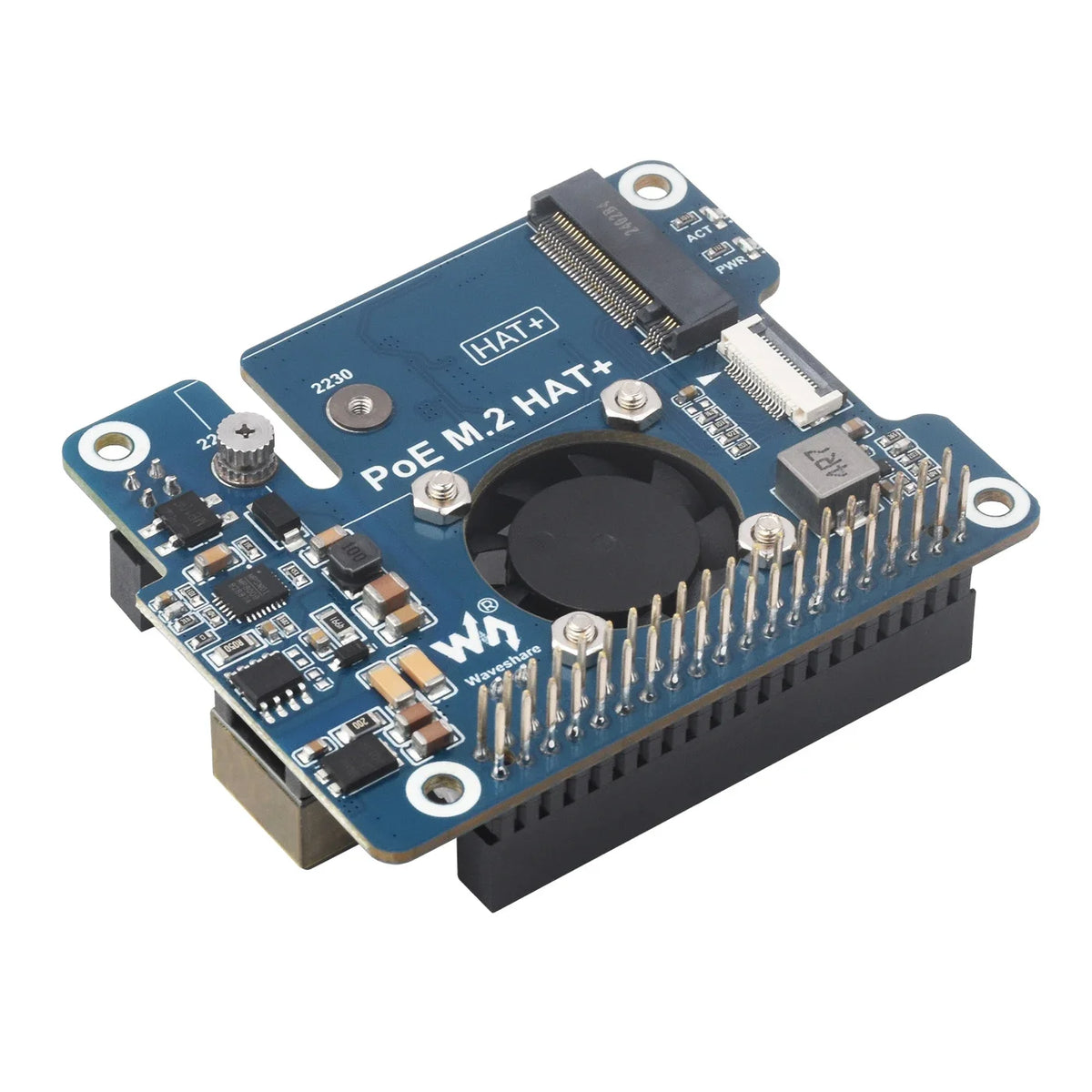 5V PI5 PoE HAT NVMe SSD Expansion Board for RPI RasPi Raspberry Pi 5 Projects Accessories PCIe M.2 Adapter 4GB 8GB 16GB RAM