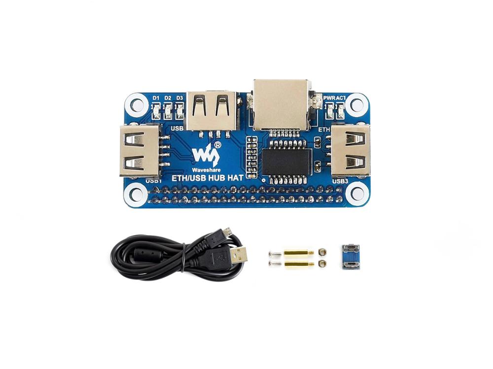 Custom Ethernet USB HUB HAT for Raspberry Pi, 1x RJ45 3x USB Custom PCB pcba laptop charger