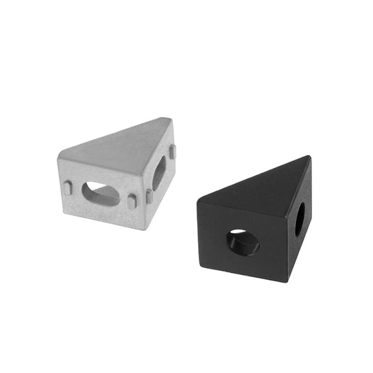 Custom 3D Printer 2020 Aluminum Block Cube Prism Connector Wheel Regulator Corner V-slot Three Way Connector delta 3d printer parts Manufacturer