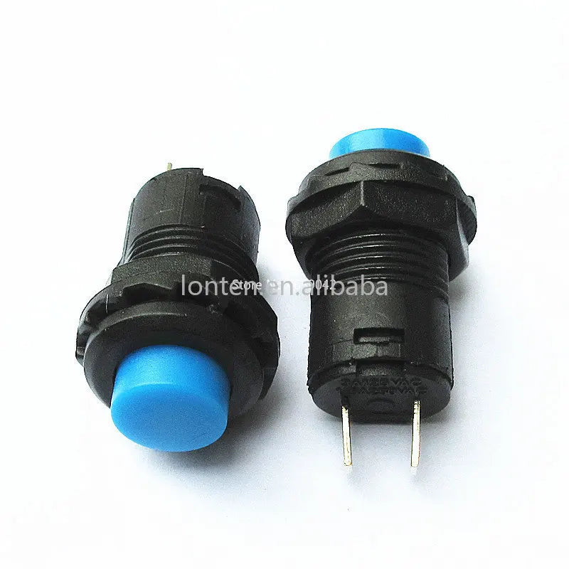 Custom 5Pcs DS428 12mm Self-locking Push Button Switch Black Red Green Yellow Blue White Manufacturer
