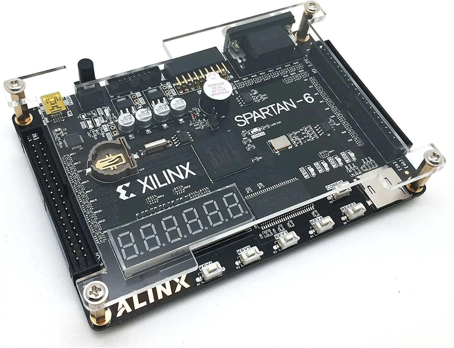 Custom Custom PCB touch switch pcba AX309: Spartan-6 XC6SLX9 Come with AN108 ADDA Module pcb pcba board Manufacturer