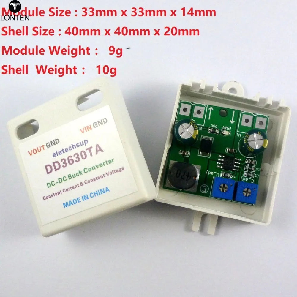 Custom for LED Dimming Motor Speed regulation 15W Constant current & Constant voltage DC-DC Buck Converter 8-32V to 3.3V 5V 6V 9V 12V Manufacturer