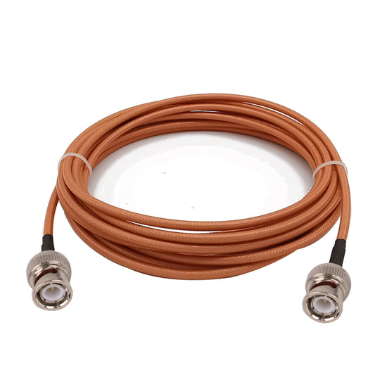 Custom RG400 Coaxial Cable Pigtail BNC Male to BNC Male Plug Low Loss 50 Ohm RF Coaxial Cable Jumper Adapter 15CM 1M 3M 5M Manufacturer