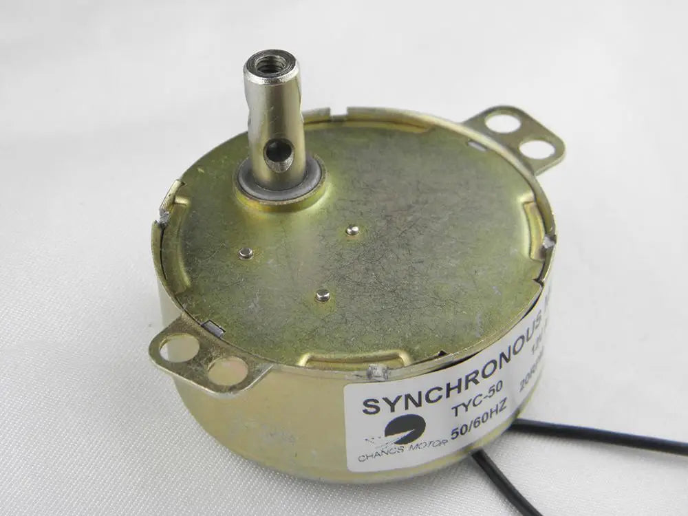 Custom 2PCS Slow Speed Electric Motor TYC-50 DC 12V 2.5-3RPM CW/CCW Turntable Motor Synchronous Motor Manufacturer