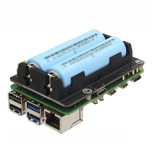 Custom Raspberry Pi 5 18650 UPS, X1200 V1.2 Power Management Board with Auto Power on For Pi 5 Custom