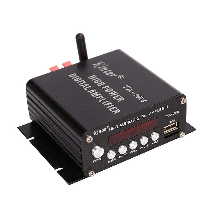 Custom 2*40W FM Radio Mp3 Player Audio Power Amplifier HiFi Car Home Theater Music AMP Mp3 Decoder 12V pcb assembly Manufacturer