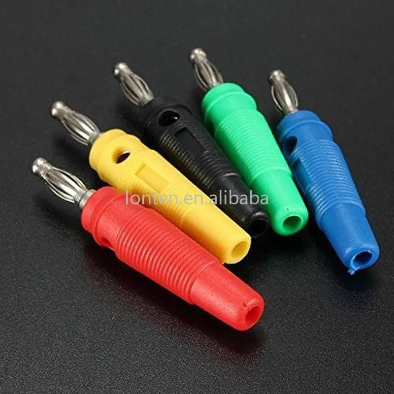 Custom Custom 5PCS 4MM Banana Jack Plug Audio Speaker Connectors Amplifier Speaker Binding Post 4mm Banana Plug For Cable Terminals Manufacturer