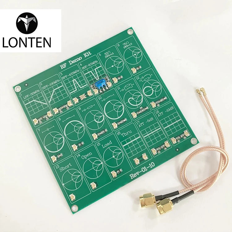 Custom RF Test board Vector Network Test Filter / Attenuator RF Demo K ...