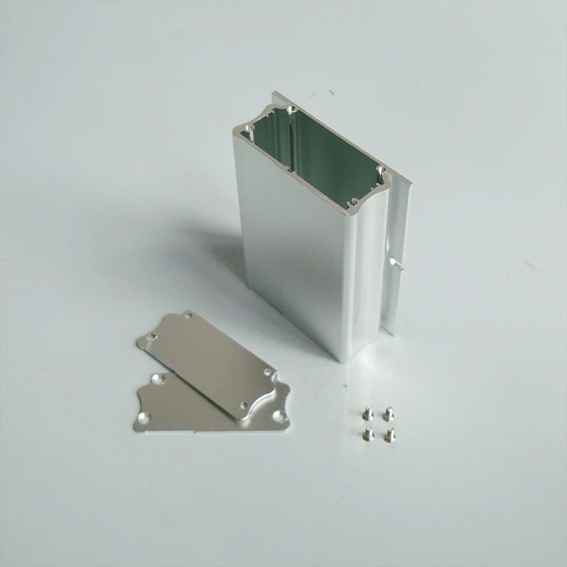 Custom Silver color aluminum housing case for electronics project case 26H)x58(W)x84(L) mm Manufacturer