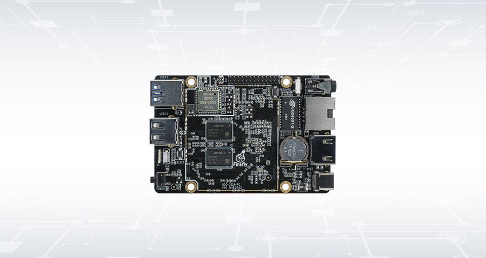 Custom Firefly ROC-RK3328-PC Mini PC RK3328 Quad-core Cortex-A53 64-bit Processor Mali-450 GPU Android/Linux RK3328PC Custom PCB
