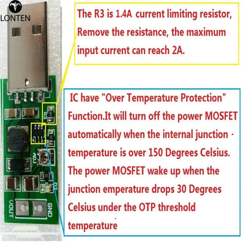 Custom TB414*5 USB 5V to DC 6V 9V 12V 15V adjustable Output DC DC Converter Step-up Boost Module for PTZ camera Smart Home LED Motor Manufacturer