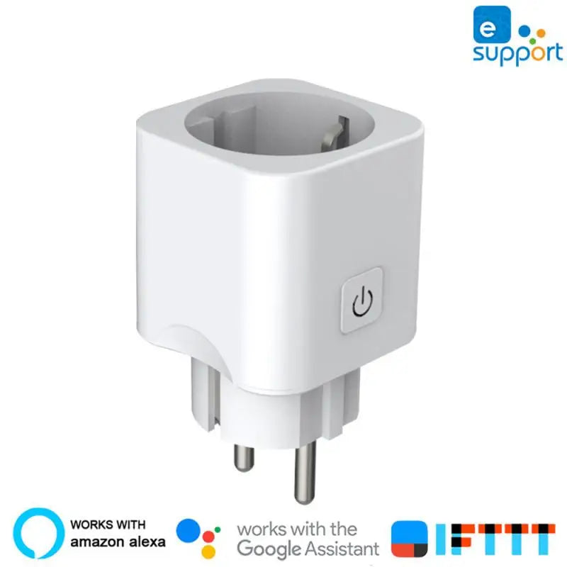 Custom New Smart Plug Wifi Smart Socket EU Mini Plug Outlet EWeLink Works With Alexa Google Home Mini IFTTT Smart Home Manufacturer