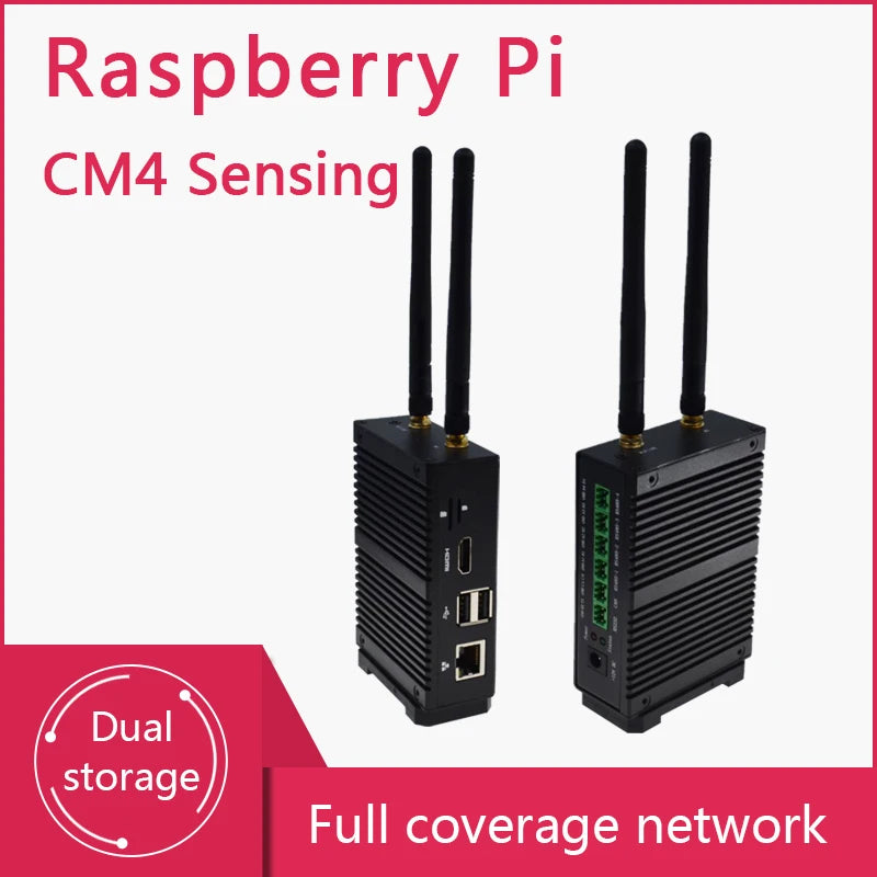 Custom Raspberry Pi CM4 core board and Sensing industrial computer industrial applications support RS232 RS485 CAN 4G communication Manufacturer