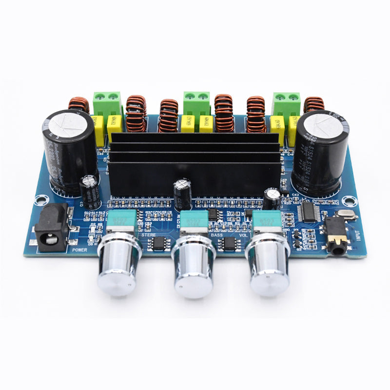 2*50W+100W  5.0 dual TPA3116D2 Power Subwoofer Amplifier Board 2.1 Channel TPA3116 Audio Stereo equalizer AUX Amp pcb assembly Customize