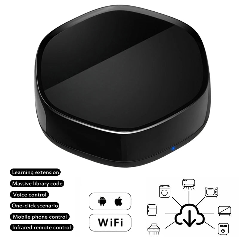 Custom New Universal IR Smart Remote Control WiFi + Infrared Home Control Hub Works With Google Assistant Alexa Siri Casa Inteligente Manufacturer