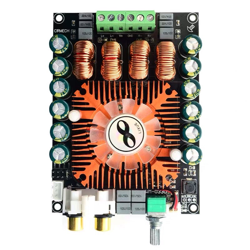 2*160W TDA7498E power digital amplifier board Audio 2.0 HIFI stereo Class D BTL 220W DC12V-36V AMP amplifiers pcb assembly Customize