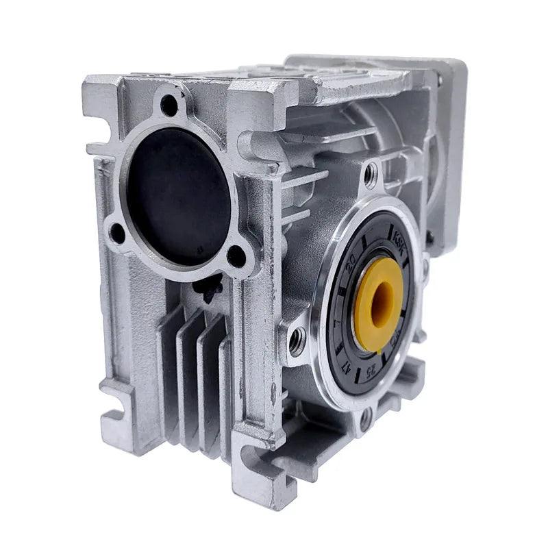 Custom  speed reducer worm DC motor gearbox 14mm output 5:1-80:1 RV030 Worm Gearbox Speed Reducer for NEMA 23 Motor Manufacturer