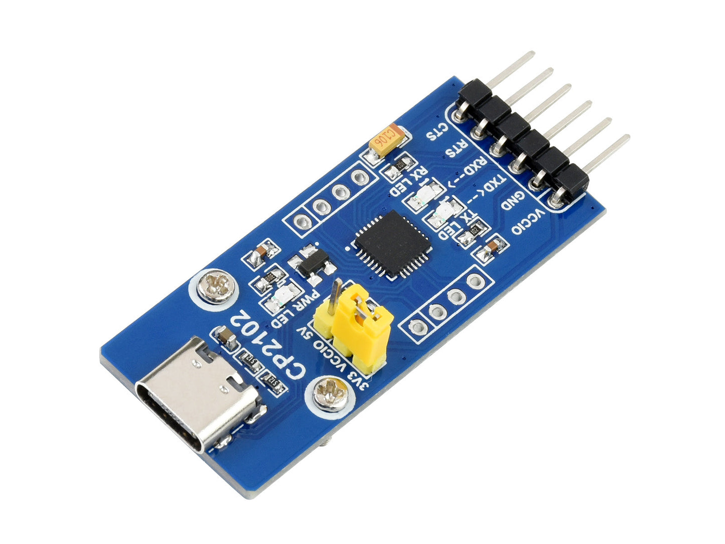 CP2102 USB UART Board Type CUSB To UART (TTL) Communication Module USB-C Connector Support Mac OS Linux Custom PCB