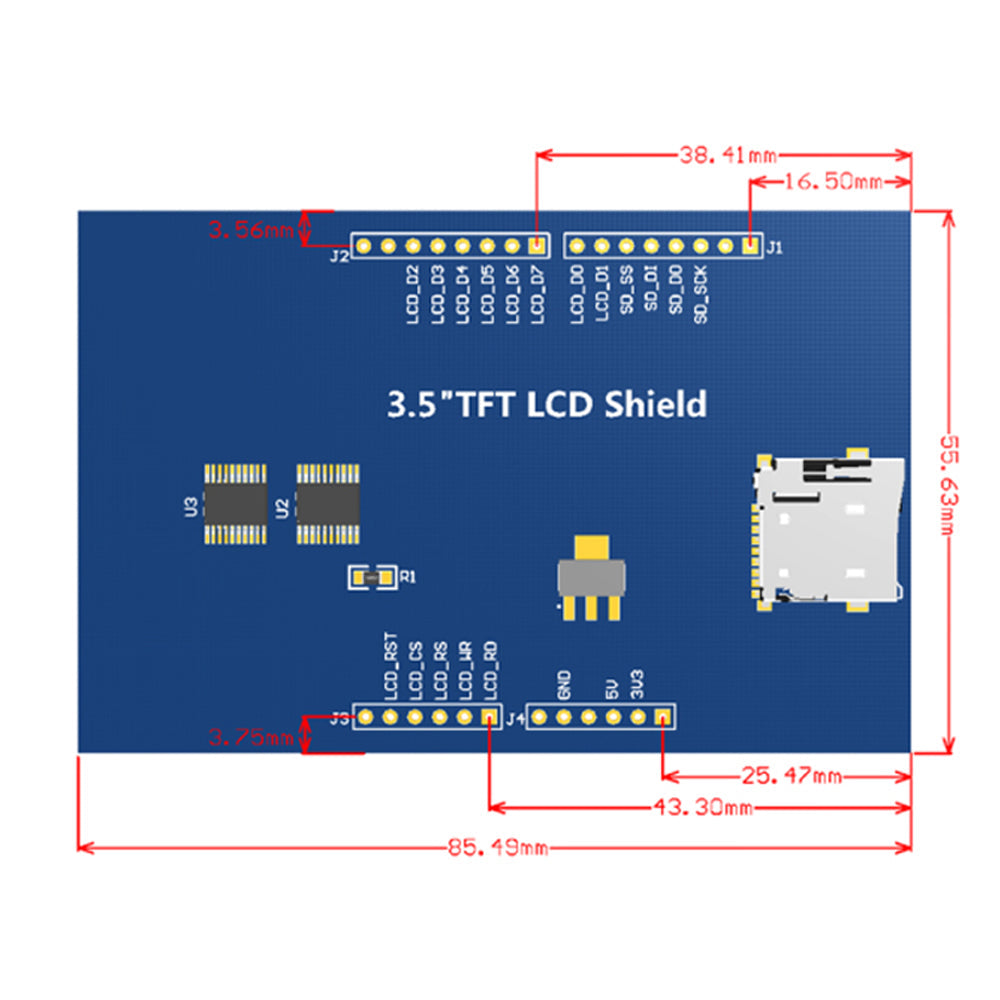 LONTEN 3.5 inch tft lcd screen 480*320 touch screen display module for arduino R3 Mega 2560 screens Custom