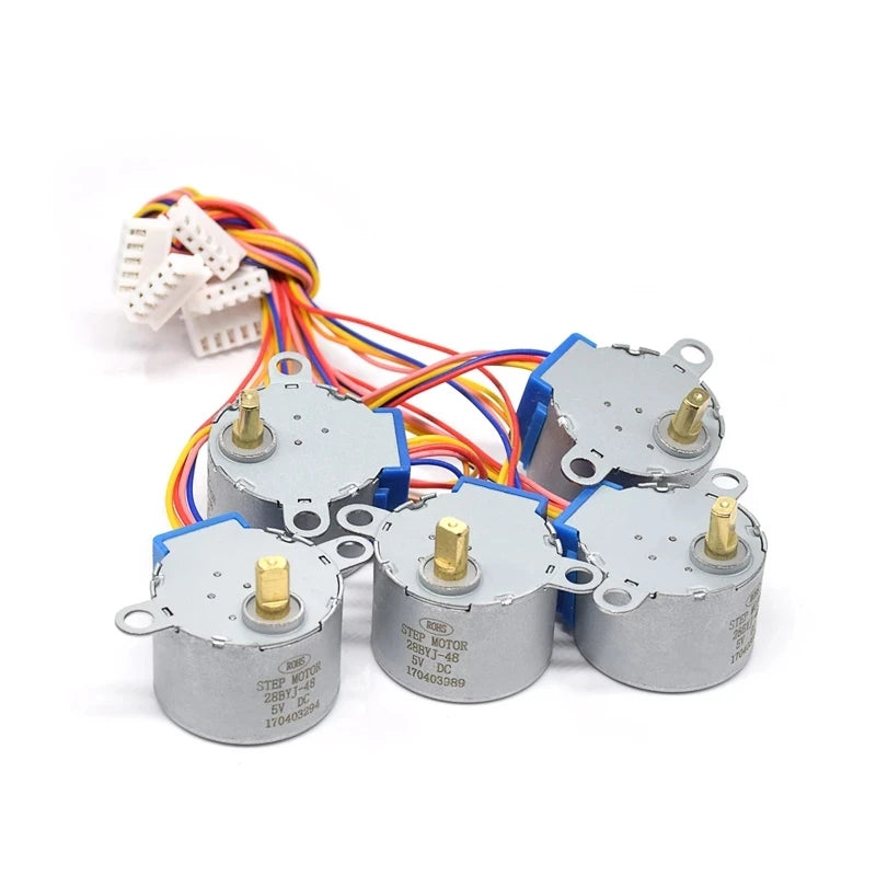 Custom  with Plastic box 10pcs/lot 28BYJ-48-5V 4 phase Stepper Motor+ Driver Board ULN2003 + female to male dupont cable for Arduinos Manufacturer