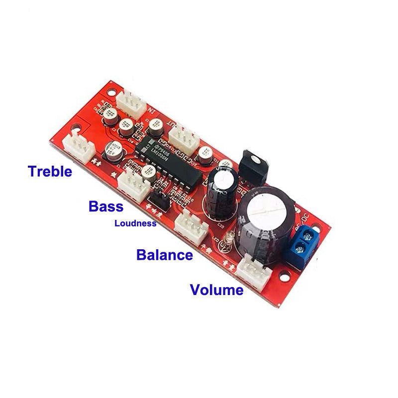 LM1036 Preamp Tone Conrtol Pre amplifier Audio Tone Preamplifier Board Balance Equalizer  audio amplifier pcb assembly customize