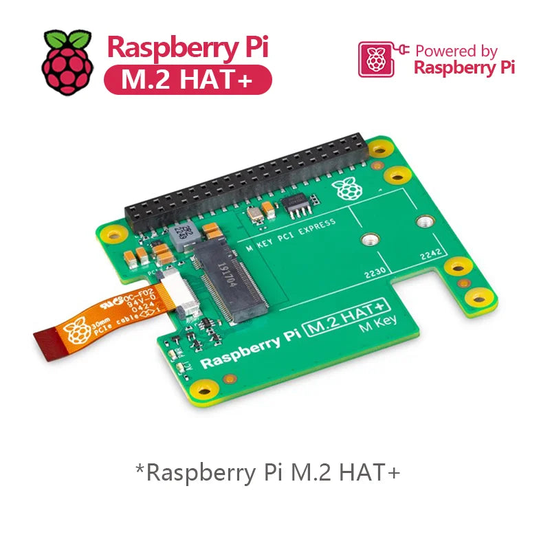 Raspberry Pi 5 Official Original PCIe to M.2 NVMe SSD M.2 HAT+