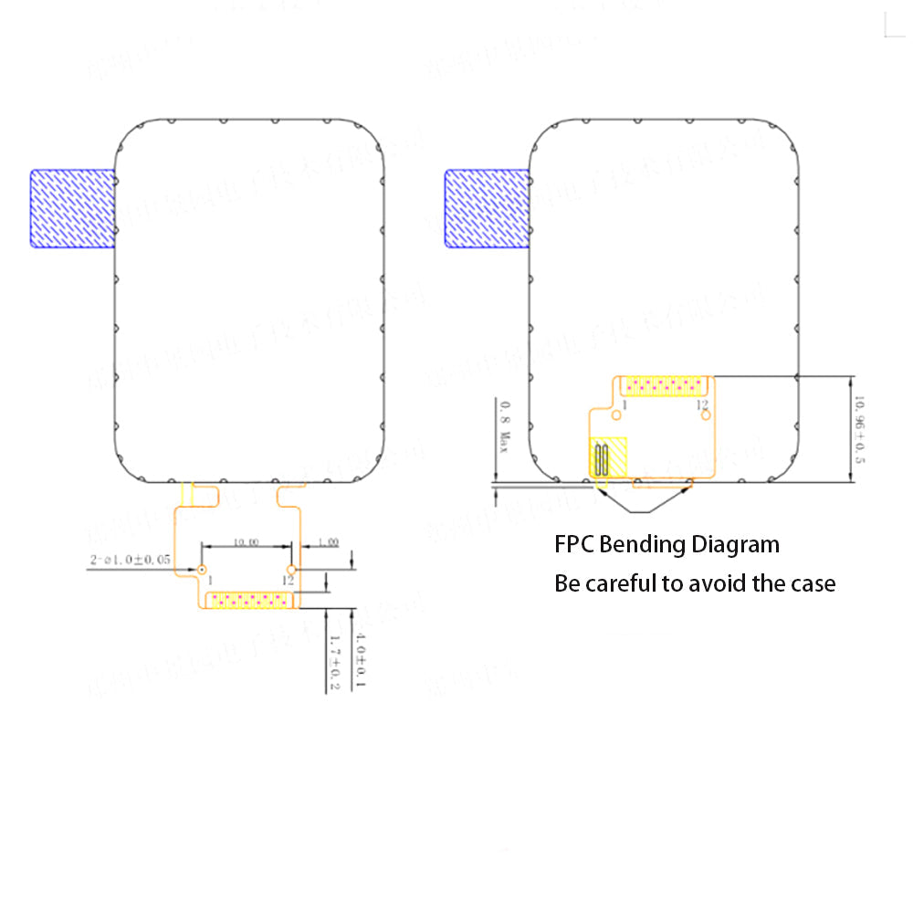 LONTEN 1.69 inch RGB TFT LCD screen display 40*280 IPS screen SPI interface ST7789 driver screens Custom
