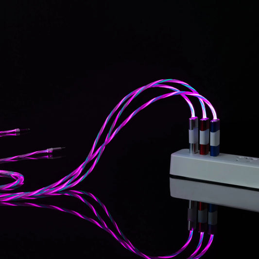 Custom tuya smart USB Cable Mobile Cable USB Cord APP control  RGB Fast Charging Type C  Cable Manufacturer