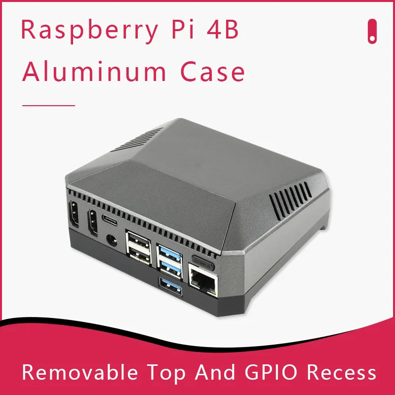 Custom Raspberry Pi 4 Metal Shell ARGON ONE V2 ONE M.2 NANOSOUND ONE Case HiFi Sound With Fan Manufacturer