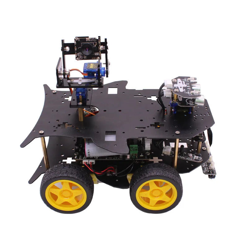 Custom Chuangke Teaching Raspberry Pi 4 Generation Smart Car WiFi Camera AI Video Robot 4WD Manufacturer