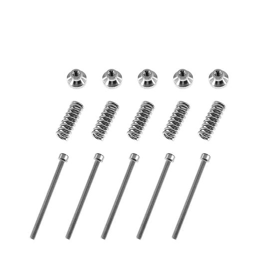 Custom 5pcs/lot 3D printer Leveling components M3 screw Leveling spring Leveling knob suite for 3D printer Heating Bed parts Manufacturer