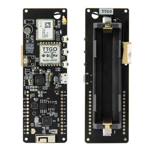 Custom TTGO T-Beam V1.0 ESP32 LORA 433/868/915/923MHZ WiFi Wireless Module GPS NEO-M8N IPEX 18650 Battery Holder Custom PCB Manufacturer